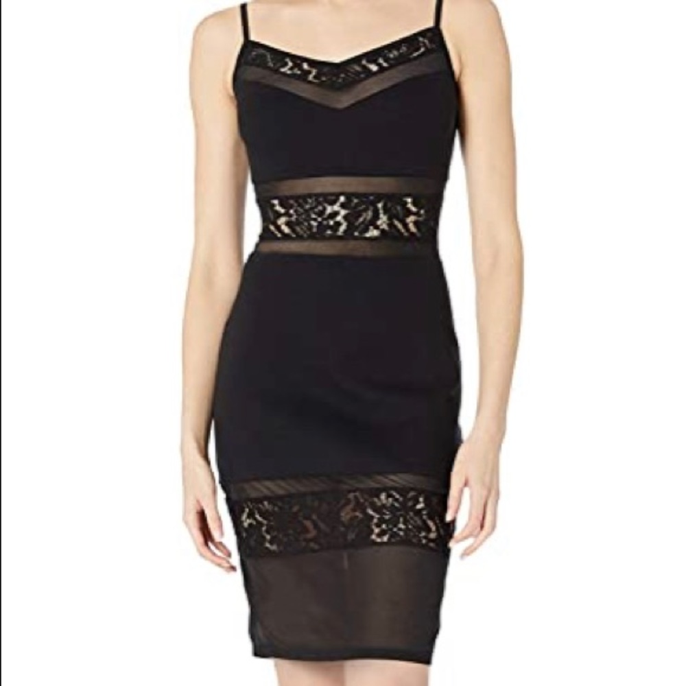 French Connection Black Bodicon Dress